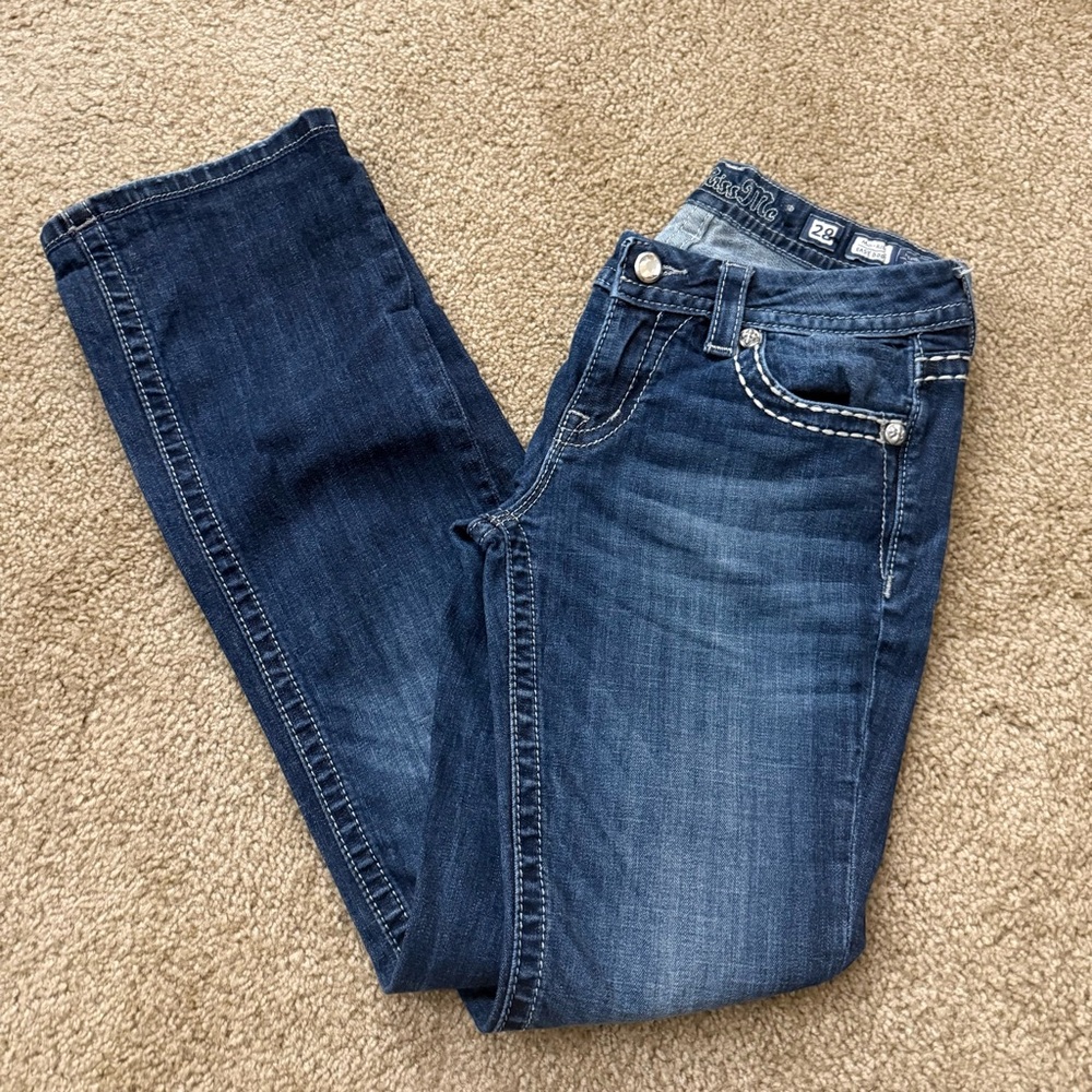 Miss Me Dark Blue Skinny Jeans
